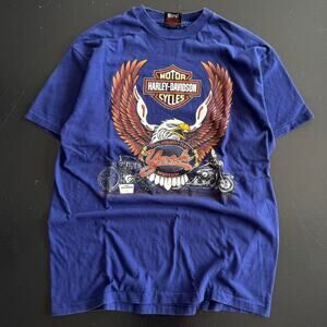 1980s york harley davidson harley vintage shirt